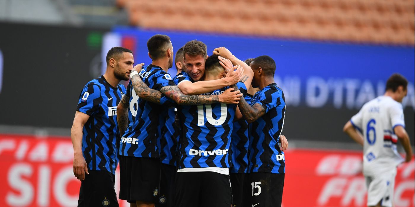 L’Inter festeggia lo scudetto con una manita alla Sampdoria