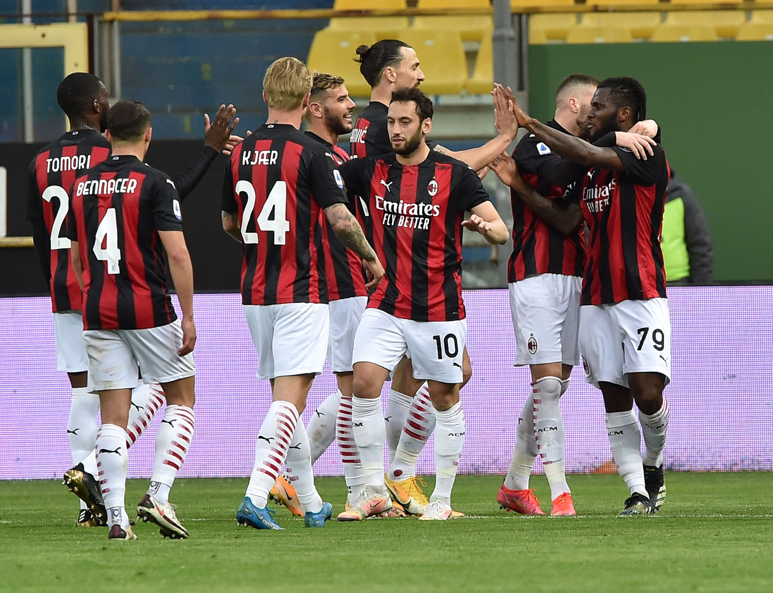 Milan corsaro al “Tardini”: 1-3 e Champions blindata
